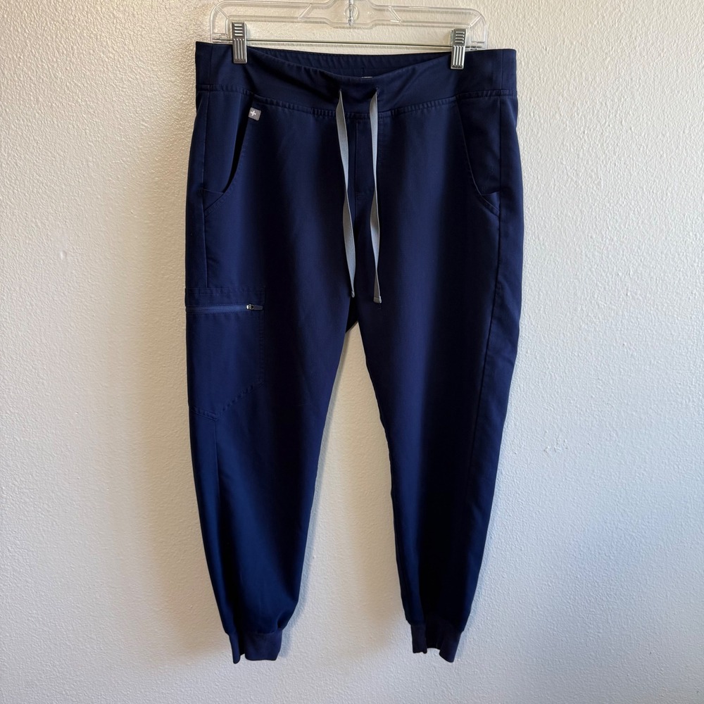 Figs Size MP Navy Blue Zamora Jogger Scrub Pants Nurse Doctor Classic